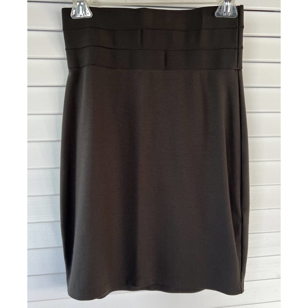 Max Studio Black Pencil Skirt Stretch Short Size XS